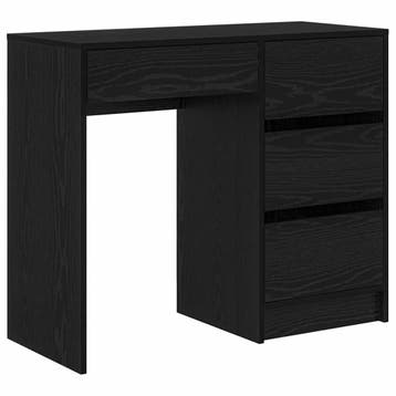Werktafel Zwart Eiken | 34% Korting, Ophalen of Verzenden, Zo goed als nieuw
