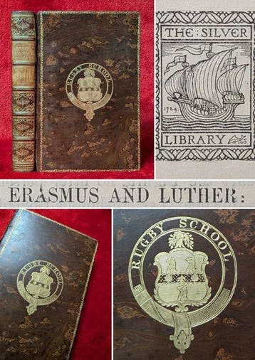 [COAT OF ARMS] James Anthony Froude [ERASMUS & LUTHER] -