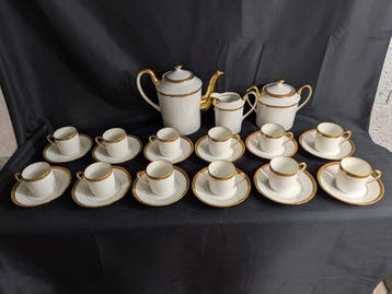 Limoges - Lafarge - Koffie- en theeservies (27) - Porselein,