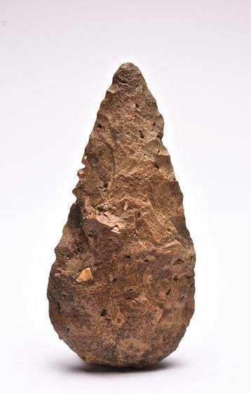 Paleolithisch jasper, vuursteen Handbijl