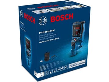 Bosch D-tect 200 C - Detector - Radartechnologie -, Hobby en Vrije tijd, Metaaldetectors, Verzenden, Nieuw