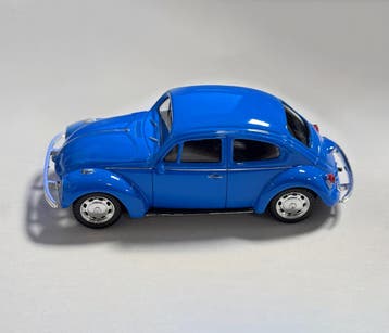 Schaalmodel VW Kever (schaal 1:43, ca. 10x4x3 cm, blauw), Ophalen of Verzenden, Nieuw