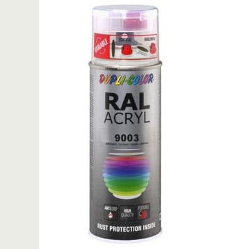 Dupli-Color Ral Acryl Ral 9003 Signaal wit Hoogglans 400 ml, Ophalen of Verzenden, Nieuw