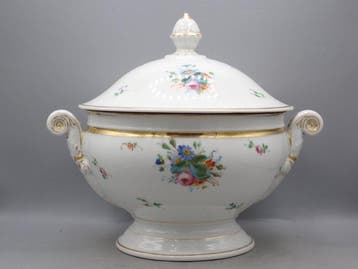 Vieux Bruxelles (attr.) - Tureen - Porselein, Antiek en Kunst, Antiek | Glas en Kristal