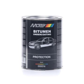 Motip bitumen undercoating 1 kg kwastblik, Verzenden