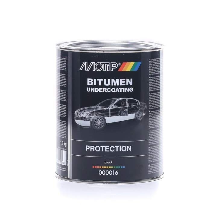 Motip bitumen undercoating 1 kg kwastblik, Auto diversen, Onderhoudsmiddelen, Verzenden