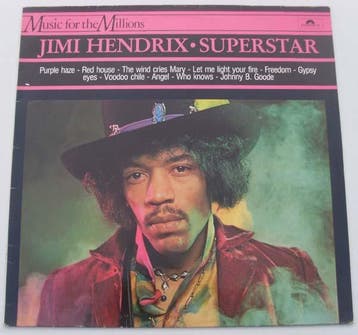 LP gebruikt - Jimi Hendrix (Netherlands, 1984) - Superstar, Verzenden, Zo goed als nieuw, Overige formaten