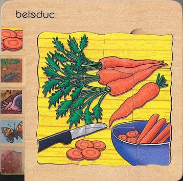 Groeipuzzel Wortel (4 lagen), Verzenden, Nieuw