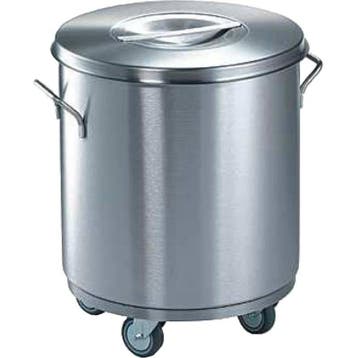 RVS Afvalcontainer 50 Liter | Ø 43x49,5 cm, Verzenden, Nieuw in verpakking