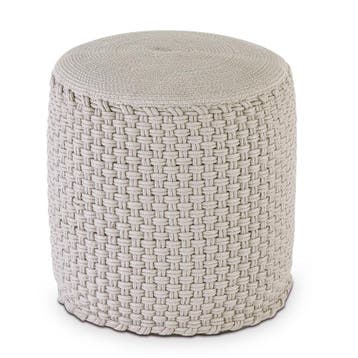 Kruk Zitkruk Merino Poef buiten ø40 H45cm Zit Poef navulbaar, Verzenden, Nieuw