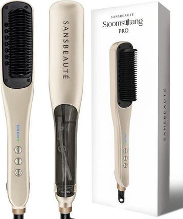 2dekans | Sansbeauté® Stoomstijltang PRO - Stoom Stijltang -, Sieraden, Tassen en Uiterlijk, Uiterlijk | Haarverzorging, Ophalen of Verzenden