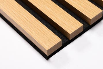 Akoestische wandpaneel -Light wood- 3 zijdig -  270x60cm, Verzenden, Nieuw