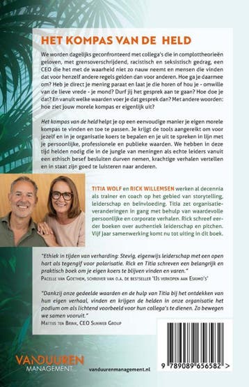 Het kompas van de held 9789089656582 Titia Wolf, Verzenden, Gelezen, Titia Wolf