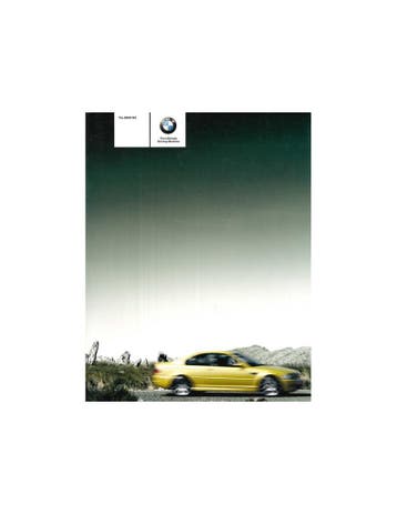 2004 BMW M3 BROCHURE ENGELS, Nieuw, BMW, Author