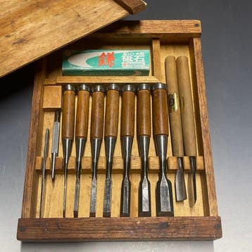 Tataki Oire, Uchimaru Nomi, Toishi | Bench, Round Chisels,