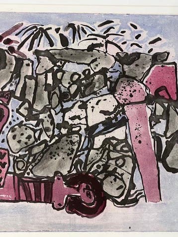 Corneille (1922-2010) - Lieu ruspestre