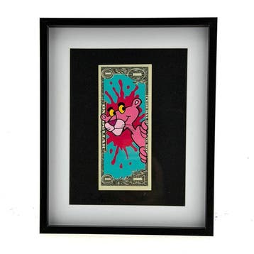PAAPI (1986) - Pink Panther Splash - DollarArt framed