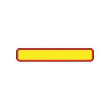 Markeringsbord trailer 1132x197x1 mm klasse III, enkel bord, Verzenden, Nieuw