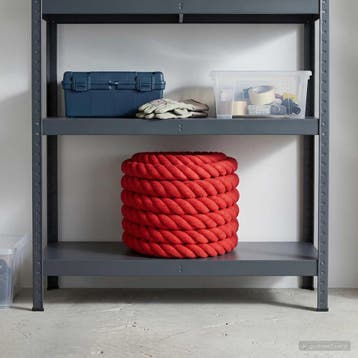 vidaXL Katoenen Touw 36 mm 25 m Rood 100% Katoen, Verzenden, Nieuw