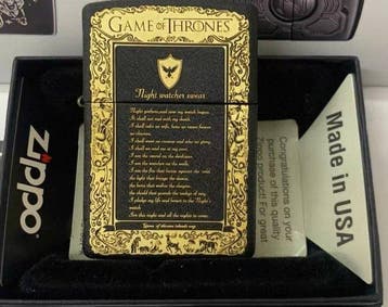 Zippo - Game of Thrones Zippo lighter - Zonder minimumprijs, Nieuw