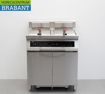 HCB RVS Dubbele inductie friteuse met vetfiltersysteem 2 x, Ophalen of Verzenden, Nieuw in verpakking