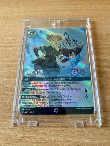 Disney - 1 Card - Disney Lorcana - Naseweis 216/204 Foil, Nieuw