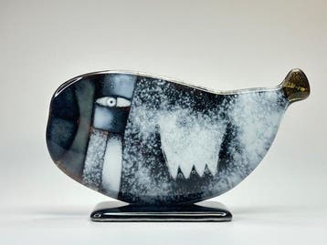 Studio Habrat - Beeldje - Whale - Glas