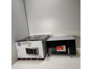 WHIRLPOOL MWP251SB - Magnetron - 25L - Kwartsgrill - Zwart, Verzenden, Zo goed als nieuw