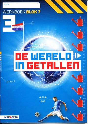 De wereld in Getallen versie 5 Werkboek blok 7 groep 3 (per, Verzenden, Nieuw