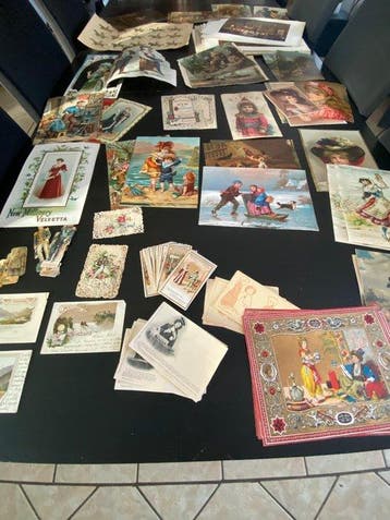 Frankrijk - Prachtige collectie van 159 oude grote en, Gelopen
