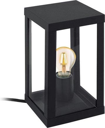 EGLO Vintage Alamonte 1 Buitenverlichting Tafellamp Zwart, Nieuw