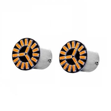 ORANJE - BA15S - LED - 18 SMD - 1156 - 12V, Hobby en Vrije tijd, Ophalen of Verzenden, Nieuw