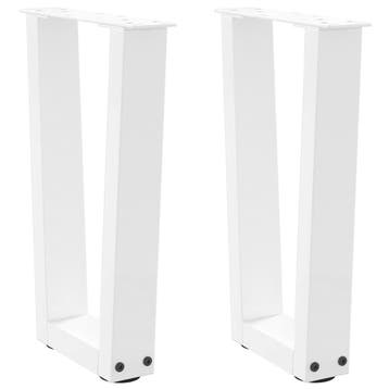 vidaXL Salontafelpoten 2 st V-vormig 38x(42-43,3) cm staal, Verzenden, Nieuw