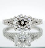 Verlovingsring - 18 karaat Witgoud - 1.69ct. tw. Diamant