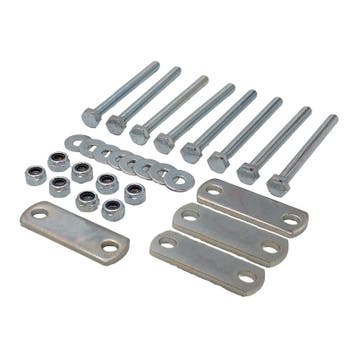 Novio Bevestigingsset t.b.v. Novio aluminium, Ophalen of Verzenden, Nieuw