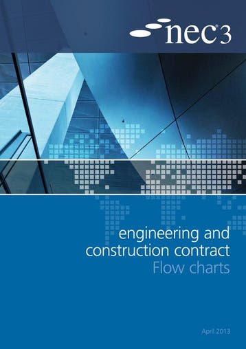 Nec3 Engineering and Construction Contract Flow Charts, Verzenden, Zo goed als nieuw