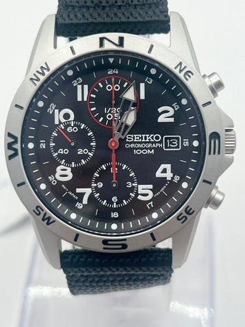 Seiko - Chronograph - Zonder minimumprijs - SND399 - Heren -