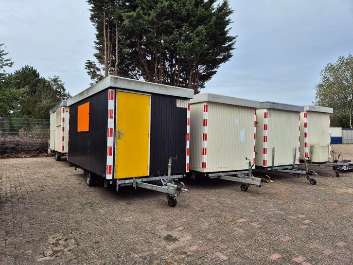 Snelverkeer schaftwagen salonwagen keetwagen pipowagen, Zakelijke goederen, Machines en Bouw | Keten en Containers, Verzenden