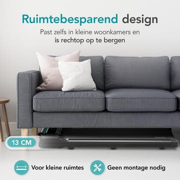 TibaGoods Loopband Inklapbaar 1 t/m 6 km/h - 120kg, Ophalen of Verzenden, Zo goed als nieuw