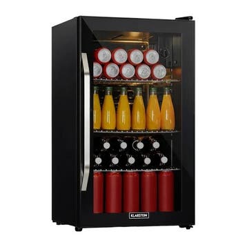 Bierkoelkast Drankkoelkast Mini Koelkast Koeler Zwart 80L, Zonder vriesvak, Refurbished, Ophalen of Verzenden, 45 tot 60 cm