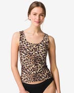 HEMA Dames bh hemd smoothing met ingebouwde cups naturel, Verzenden