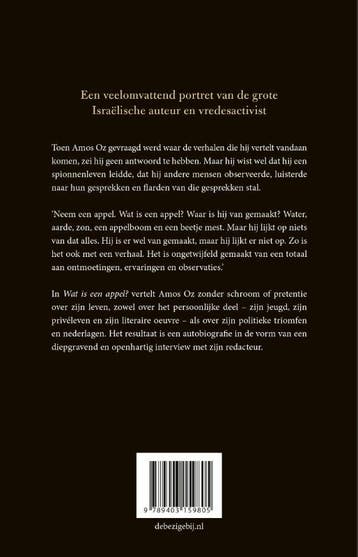 Wat is een appel? 9789403159805 Amos Oz, Verzenden, Gelezen, Amos Oz