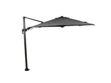 Garden Impressions Zweefparasol Hawaii 3,5 mtr Grijs, Nieuw, 3 tot 4 meter, Zweefparasol, Verstelbaar