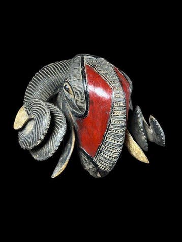 Masker-40cm - Baule - Ivoorkust (Zonder minimumprijs)