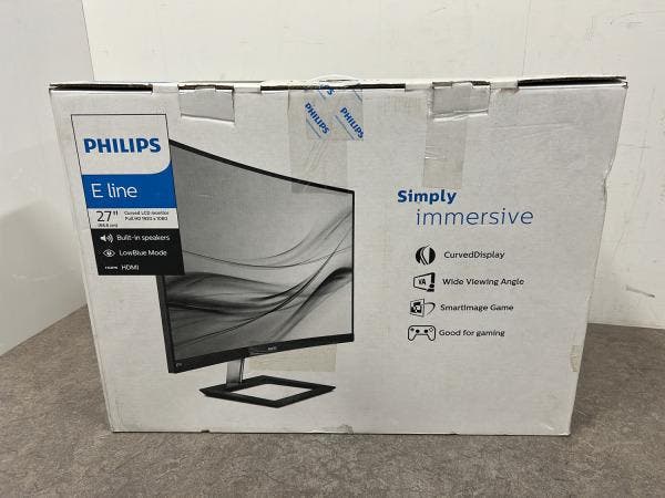 Veiling - Philips game monitor 27 gebogen E-Line, Computers en Software, Monitoren