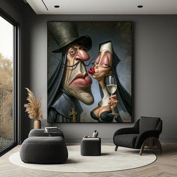 Giancarlo Colombo - GCD Art - Clerics #2, Antiek en Kunst
