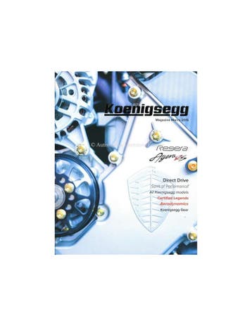 2015 KOENIGSEGG MAGAZINE ENGELS, Nieuw, Author