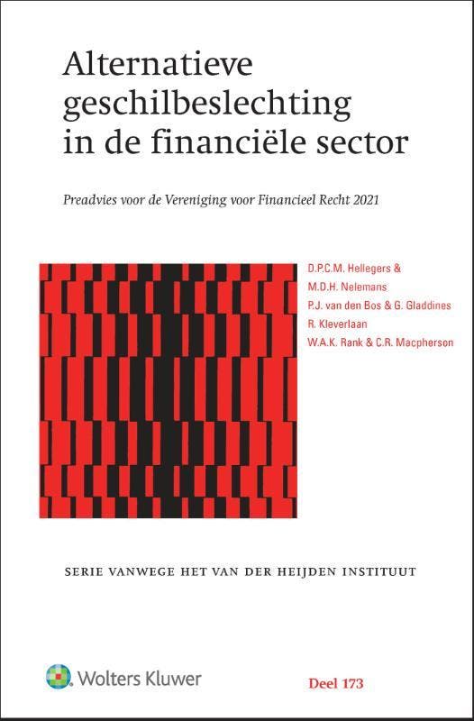 Alternatieve Geschilbeslechting In De Financiële Sector, Boeken, Overige Boeken, Nieuw, Ophalen of Verzenden