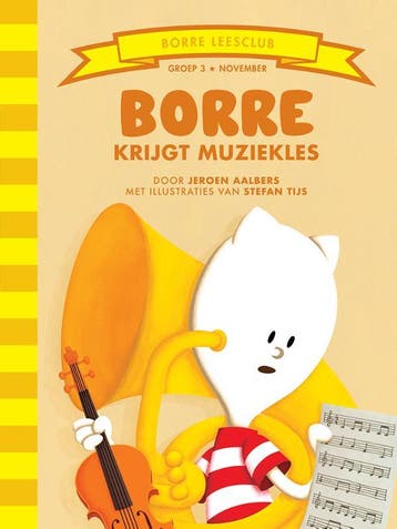 Borre krijgt muziekles / De Gestreepte Boekjes - J. Aalbers, Boeken, Verzenden, Gelezen, J. Aalbers