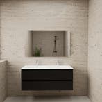 ACTIE BWS Badmeubel | Paris | Mat Zwart 120 cm | Mat Wit, Doe-het-zelf en Verbouw, Sanitair, Ophalen of Verzenden, Nieuw, Bad